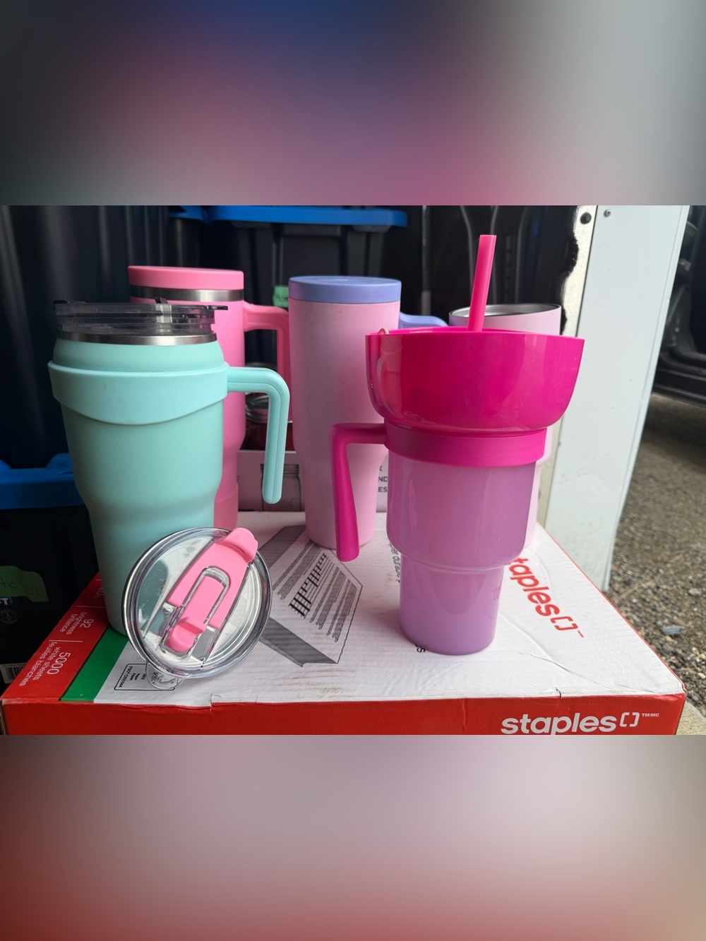 Set of 5 tumblers/snack cups